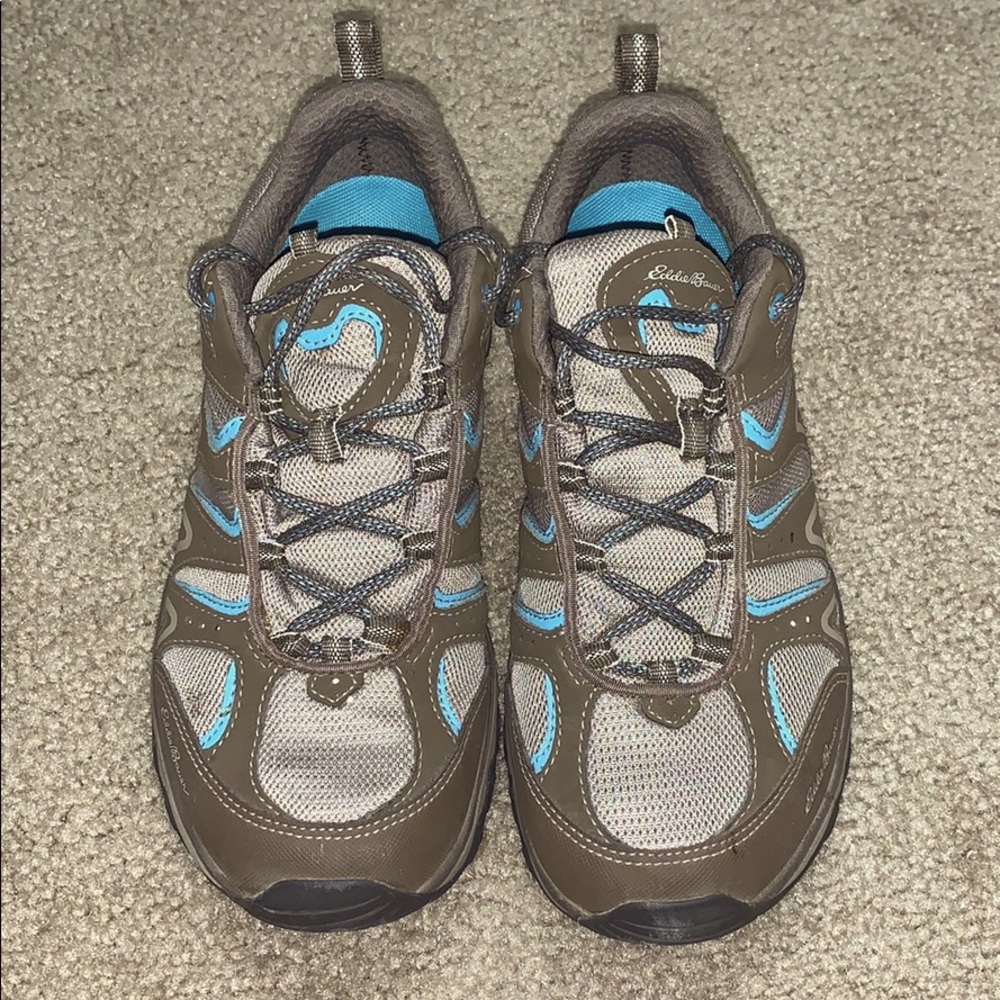EDDIE BAUER HIKING SHOES GOOD CONDITION.WATERPROOF